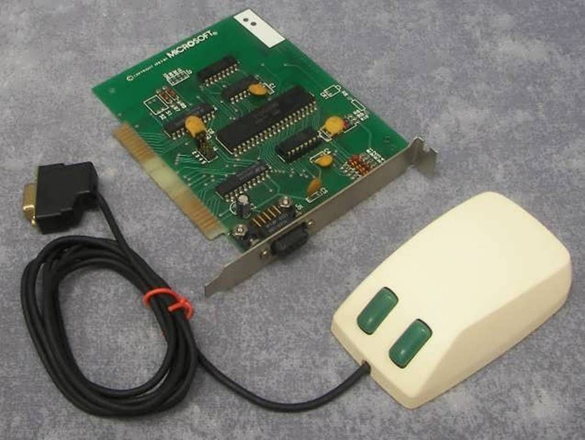 The Microsoft bus mouse ISA card